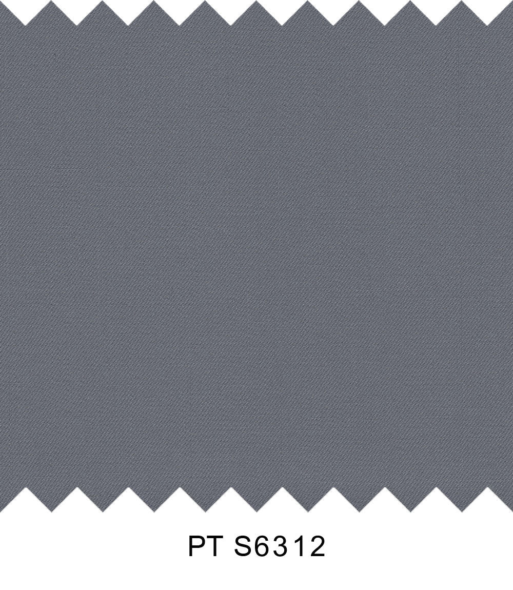 S6312/N3-34382 Grey Solid Fine Giza Cotton Shirting Fabric