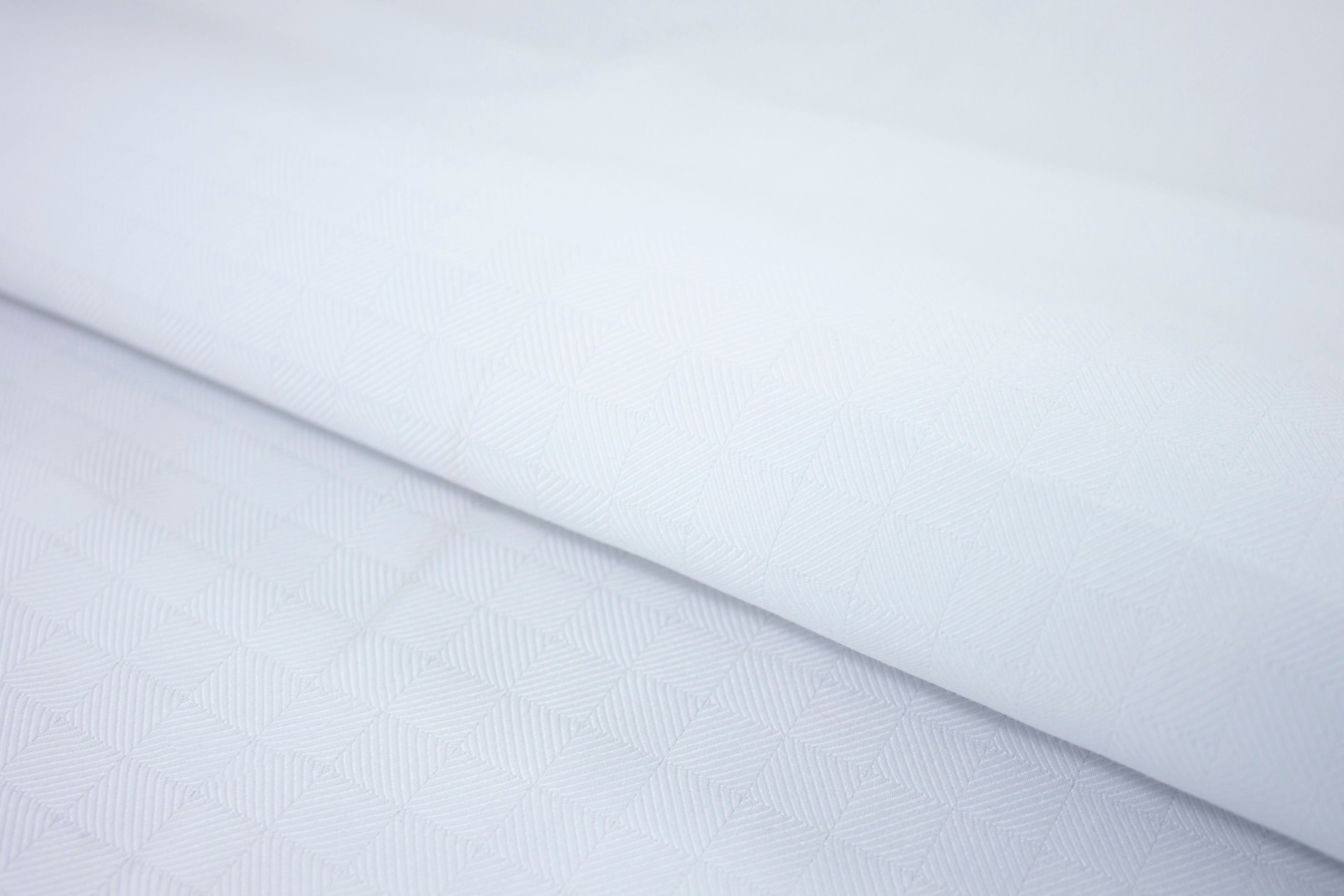 T-604/5770 Fine Cotton White Check Shirting Fabric