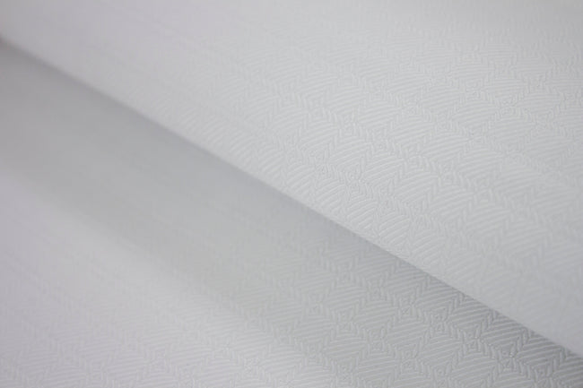 T-605/5933 Fine Cotton Textured White Shirting Fabric