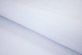 T-619/5773 Fine Cotton Self Tone White Check Shirting Fabric