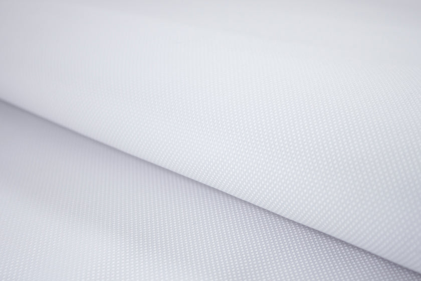 T-642/5946 Fine Cotton White In Birdseye Texture Shirting Fabric