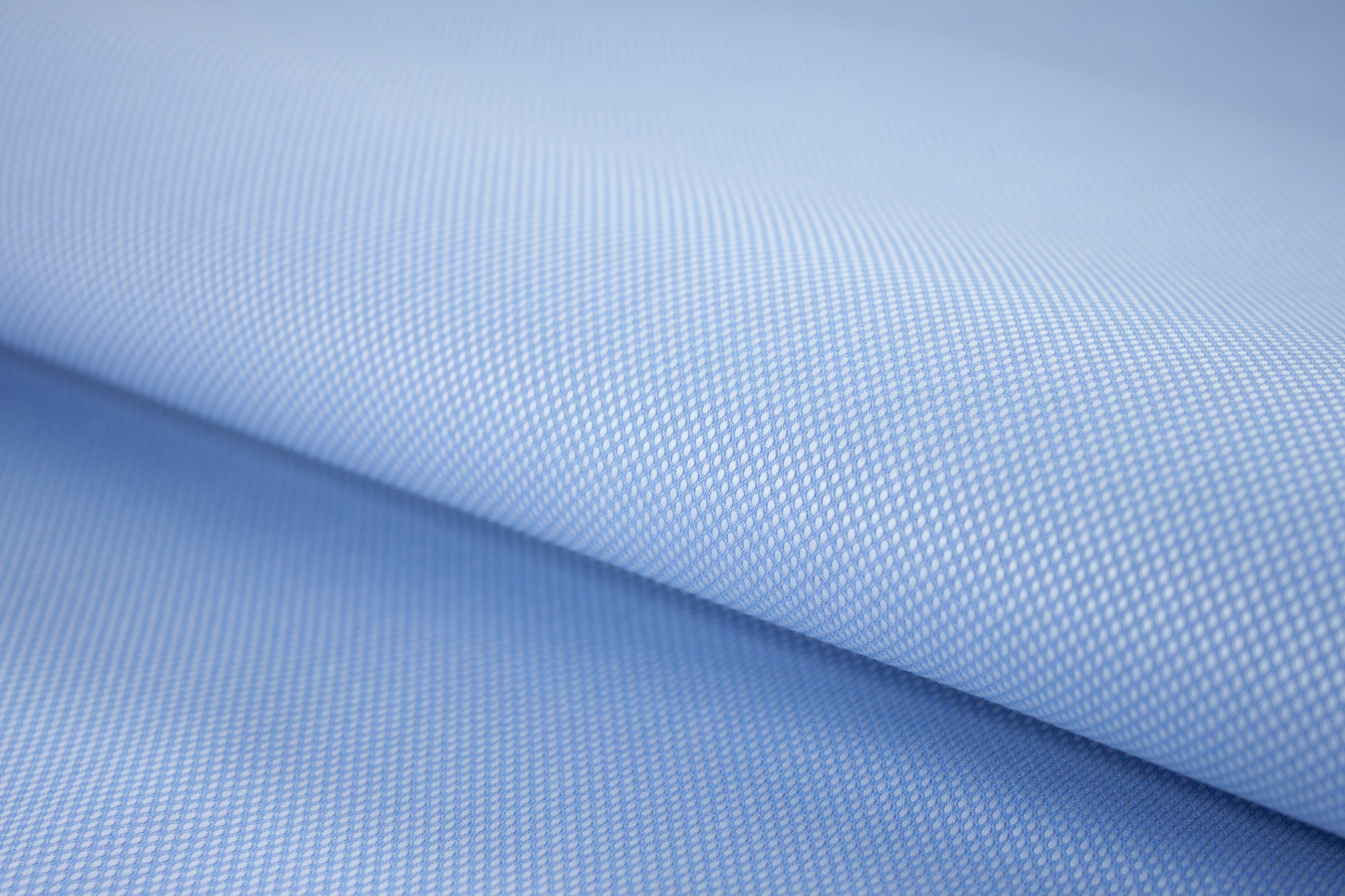 T-645/5948 Fine Cotton Light Blue In Birdseye Texture Shirting Fabric
