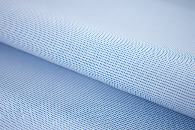 T-671/5800 Fine Cotton Royal Blue Texture Shirting Fabric