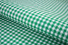 T-752/5961 Fine Cotton White and Green Checks Shirting Fabric