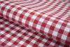T-762/5814 Fine Cotton Red And White Check Shirting Fabric