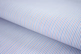 T-813/5988 Fine Cotton Blue and Red Needle Dot Shirting Fabric