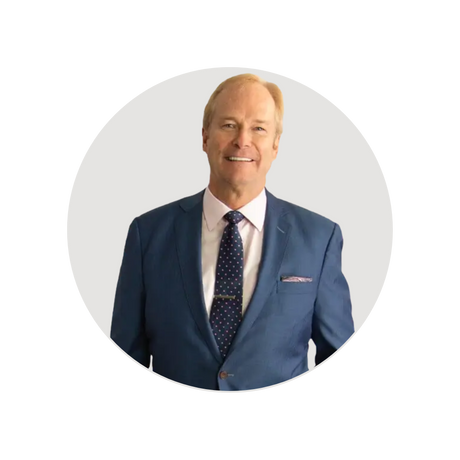 Celebrity customer of Sam Surin wearing a tailored blue suit